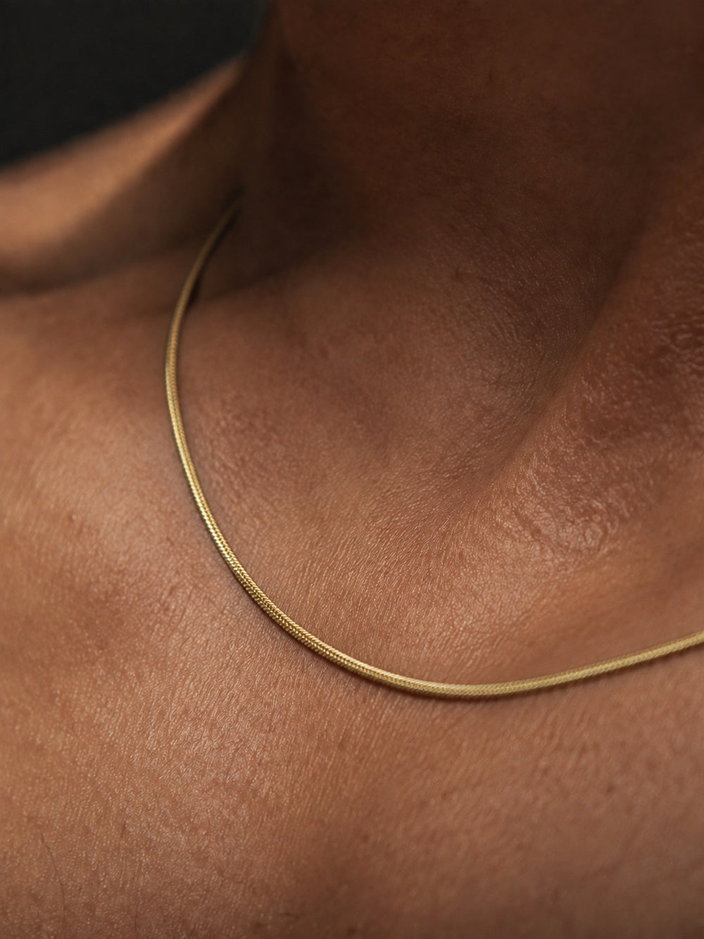 18K Gold-Plated Snake Chain Necklace